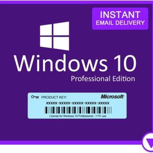 Genuine Win 10 PRO 32/64bit .